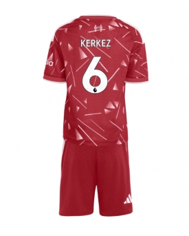 Billige Fotballdrakt Liverpool Milos Kerkez #6 Replika Hjemmedraktsett Barn 2026-27 Kortermet (med bukser)